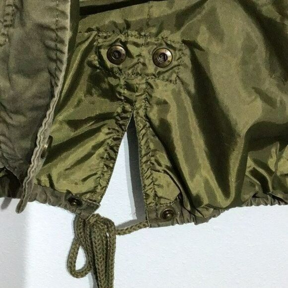 Ambiance Army Green Military Jacket Sz M - Picture 11 of 13